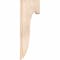 Ekena Millwork Del Monte Smooth Corbel, Douglas Fir, 5 1/2"W x 8"D x 24"H COR06X08X24DEL00SDF - alternate 2